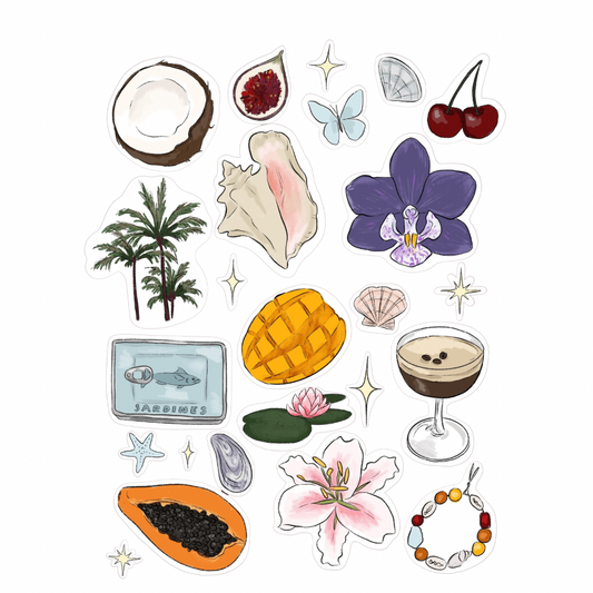 *BOLD & SASSY* Bad Beach Stickersheet