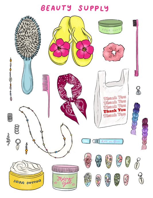 Beauty Supply Stickersheet