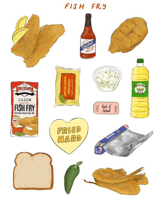 Fish Fry Supply Stickersheet