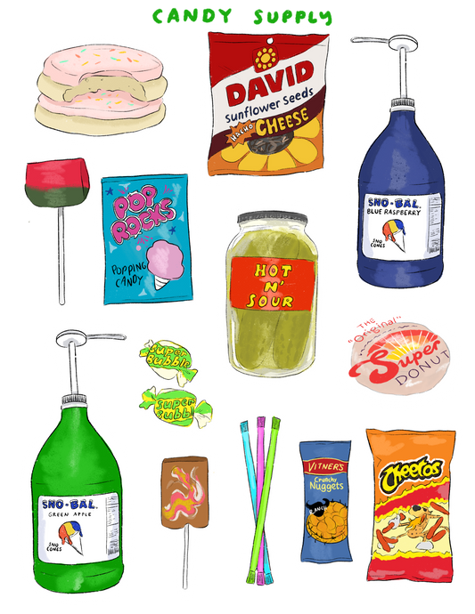 Candy Supply Stickersheet